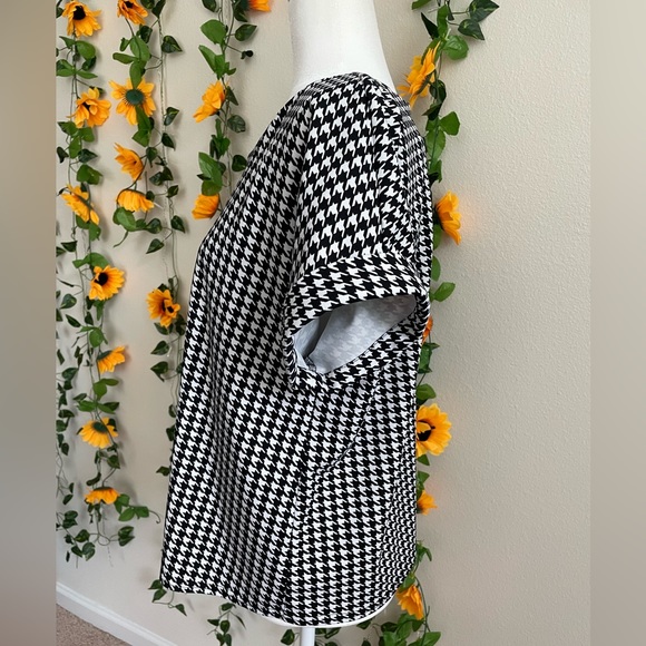 Melloday Houndstooth Blouse - Picture 4 of 12